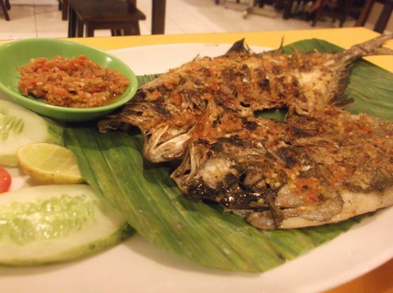 Grilled Fish Food Jakarta Indonesia